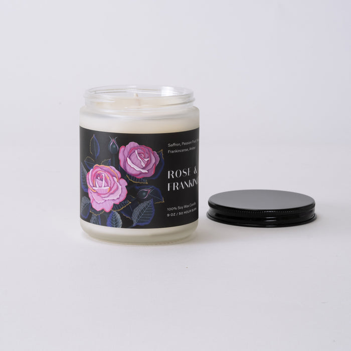 Rose & Frankincense Soy Candle