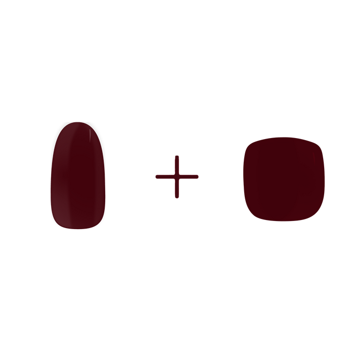 Ruby Red - Mani+Pedi - Maniac gel nail stickers