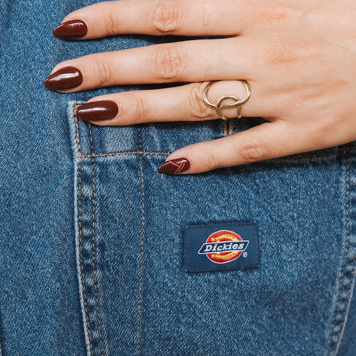 Ruby Red Maniac Nails gel nail stickers manicure in deep bordeaux red