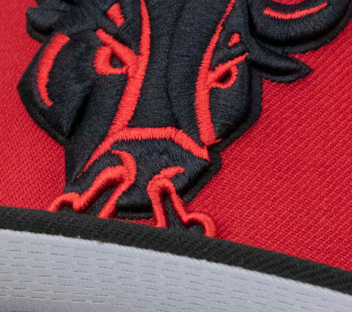 SAN ANTONIO RAMPAGE (RED) NEW ERA 59FIFTY FITTED (AIR JORDAN 5 RETRO RAGING BULL))