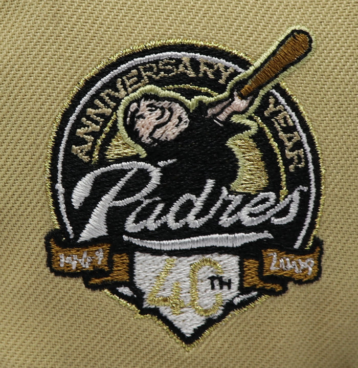SAN DIEGO PADRES (V-GOLD) (40TH ANN) NEW ERA 59FIFTY FITTED