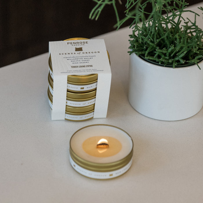 Scents of Oregon: Travel Candle Gift Set