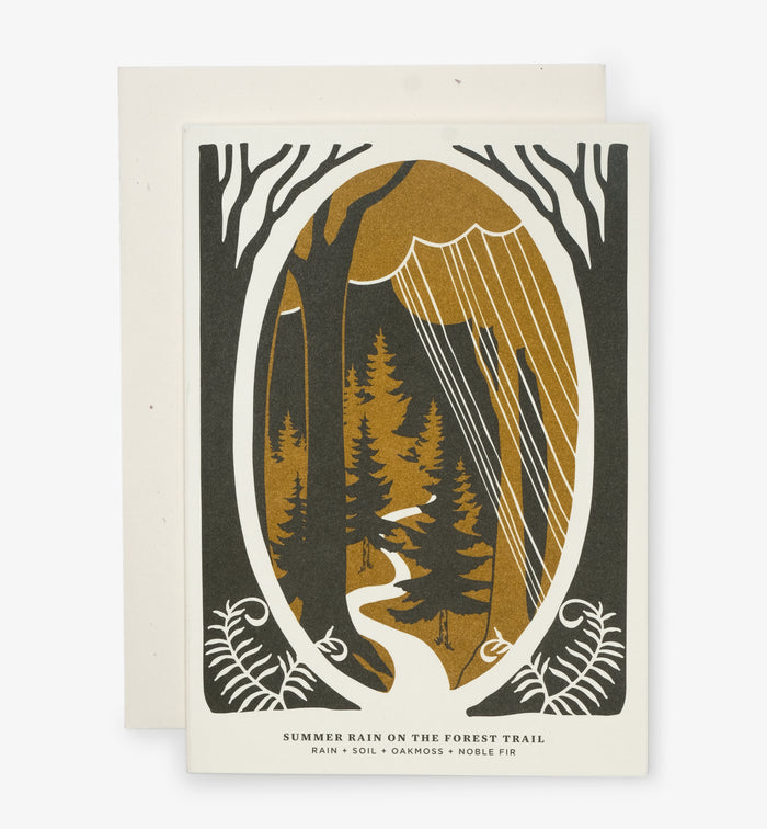 Scratch & Sniff Greeting Card: Summer Rain