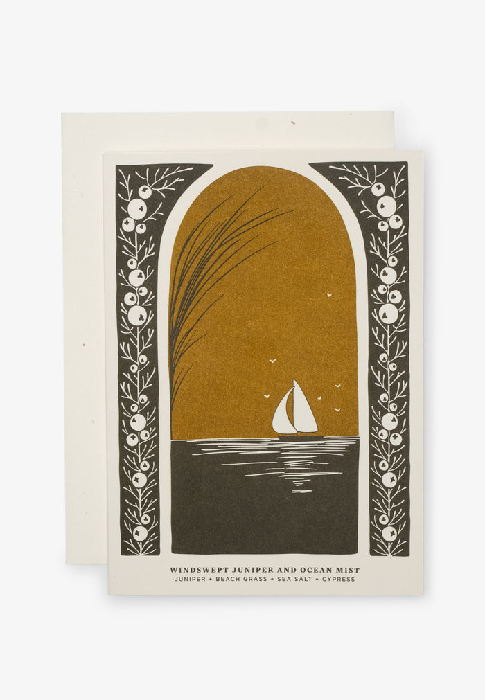 Scratch & Sniff Greeting Card: Windswept Juniper
