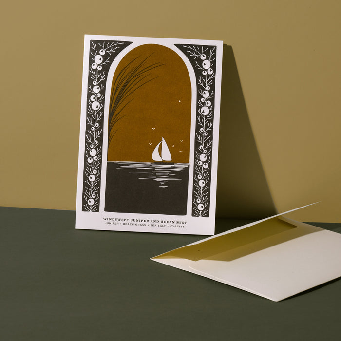 Scratch & Sniff Greeting Card: Windswept Juniper