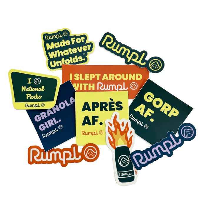 Rumpl Seasonal Sticker Pack Seasonal Sticker Pack | Rumpl Blankets for Everywhere Sticker Pack