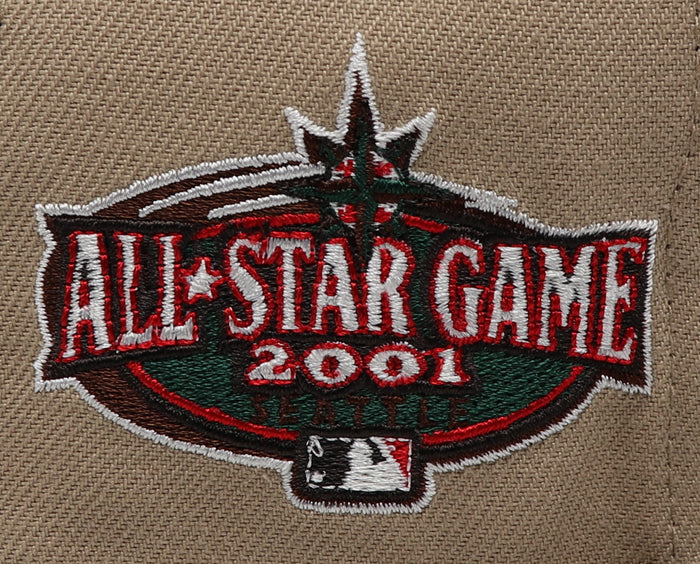 SEATTLE MARINERS (CAMEL) (2001 ALLSTARGAME) NEW ERA 59FIFTY (OFF-WHITE UNDER VISOR)