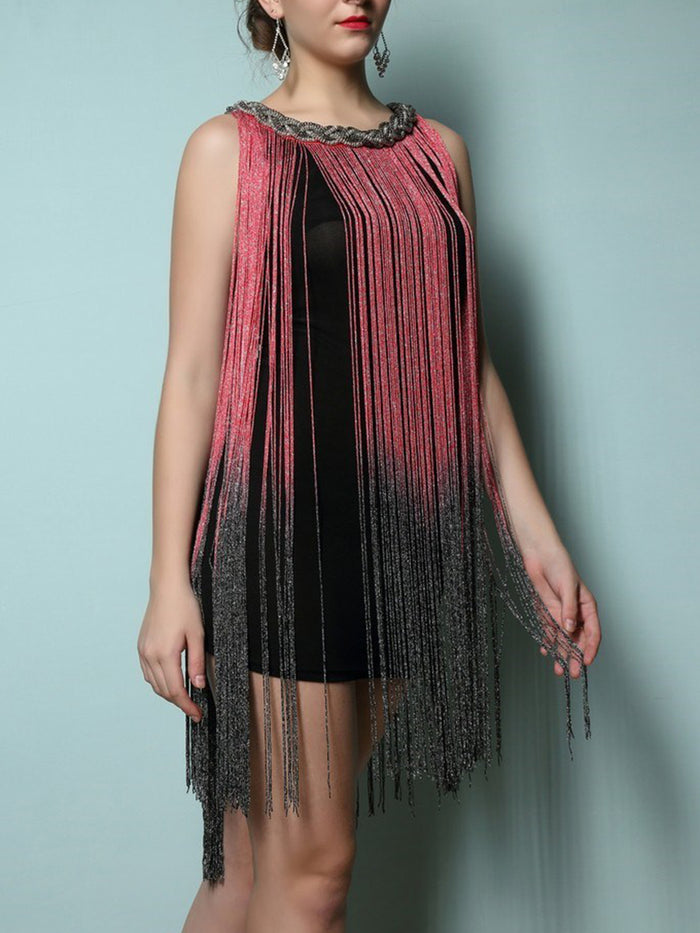 Sexy Tassel Evening Dress