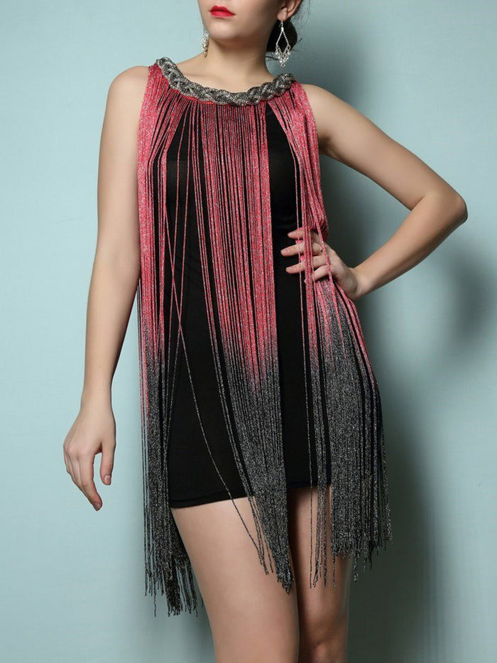 Sexy Tassel Evening Dress