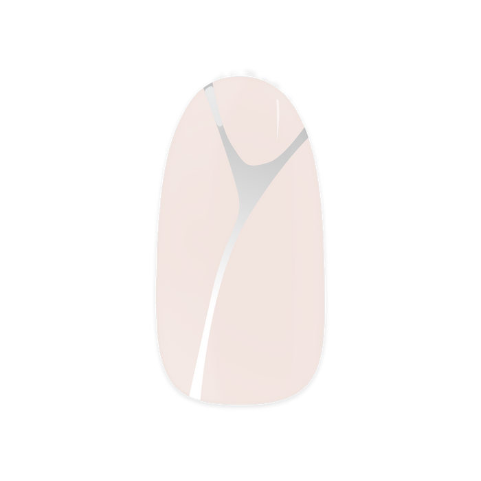 Silverlined bliss - Maniac gel nail stickers