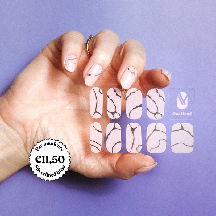 Silverlined bliss - Maniac gel nail stickers
