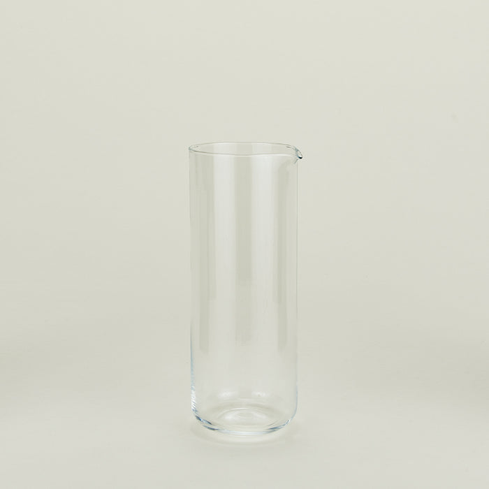 Simple glass pitcher