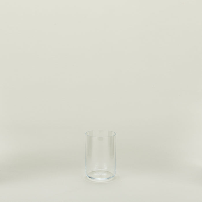Individual simple glassware tumbler