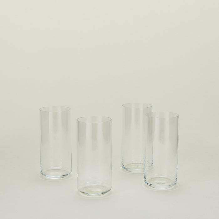Simple glassware tall set of 4