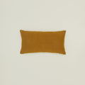 Simple linen pillow in bronze