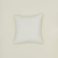Simple linen pillow in ivory