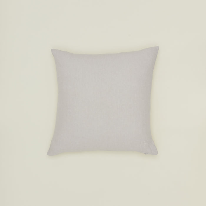 Simple linen pillow in light grey