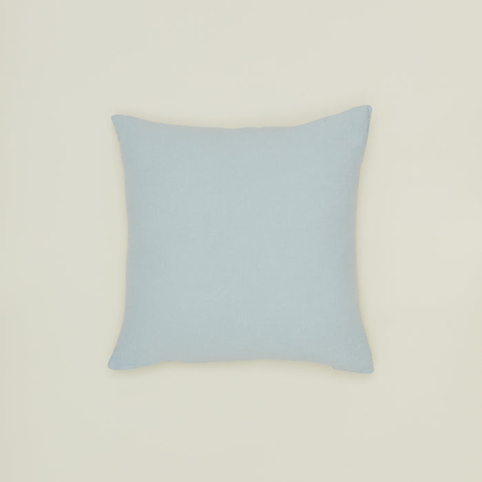 Simple linen pillow in sky