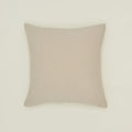 Simple linen pillow in flax