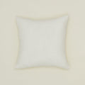 Simple linen pillow in ivory