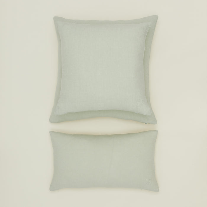 Simple linen pillow in sage