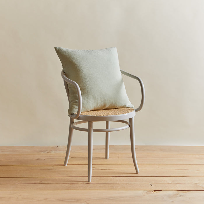 Simple linen pillow in sage