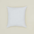 Simple linen pillow in white