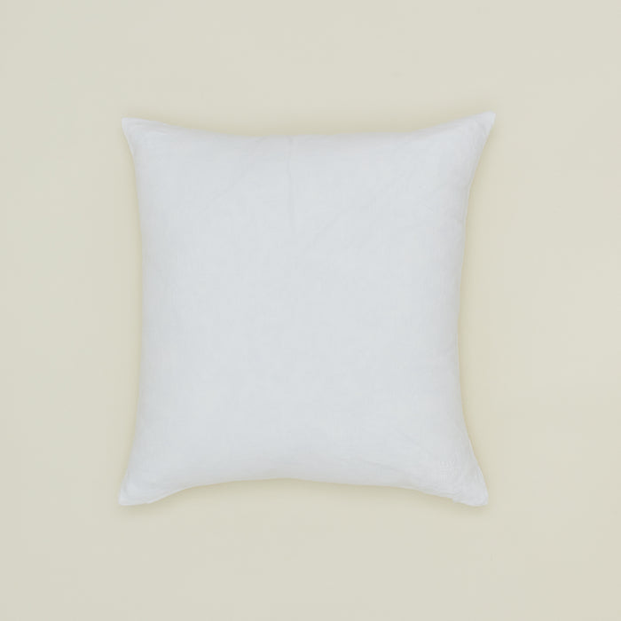 Simple linen pillow in white