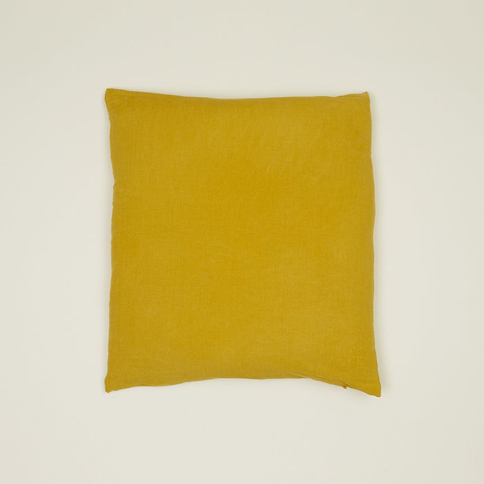 Simple Linen Euro Sham - Mustard