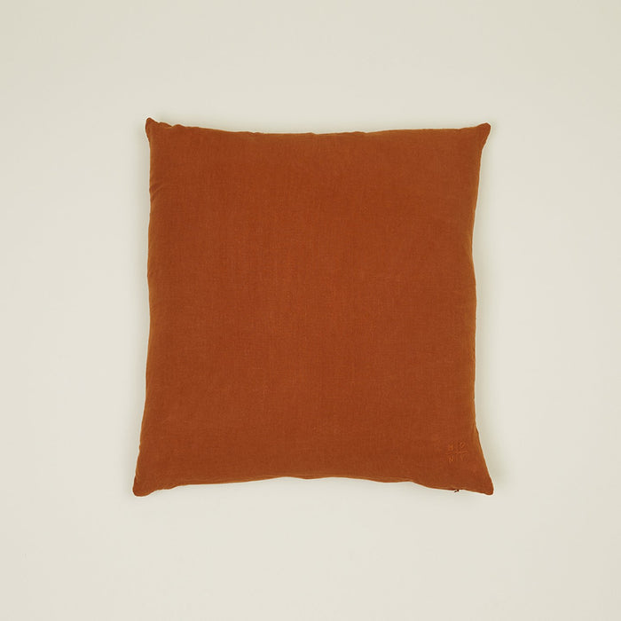 Simple Linen Euro Sham - Terracotta
