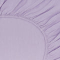 Simple Linen Fitted Sheet - Lilac