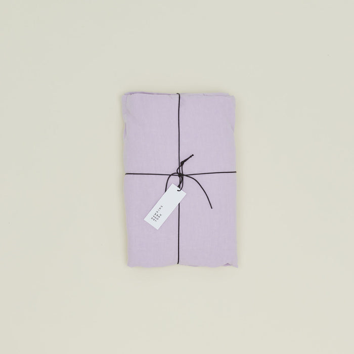 Simple Linen Fitted Sheet - Lilac