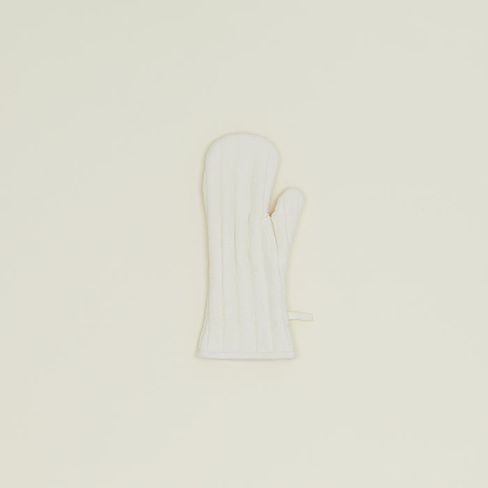 Simple Linen Oven Mitt - Ivory