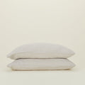 Simple Linen Pillowcases - Light Grey
