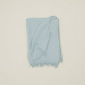 Simple Linen Throw - Sky