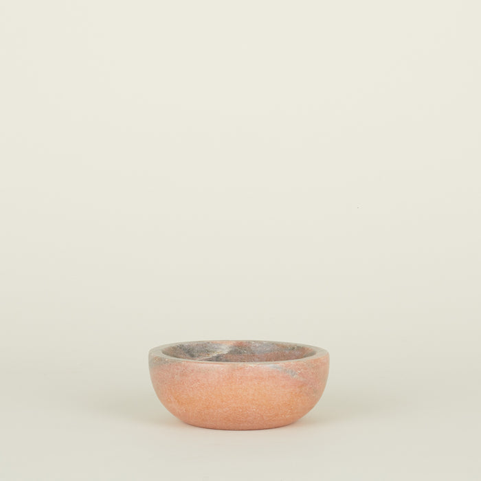 Medium Simple Marble Bowl in Pink.