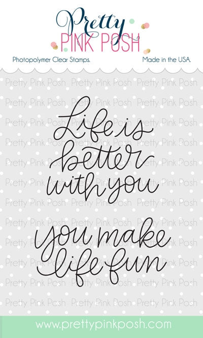 Simple Sayings: Life Stamp Set