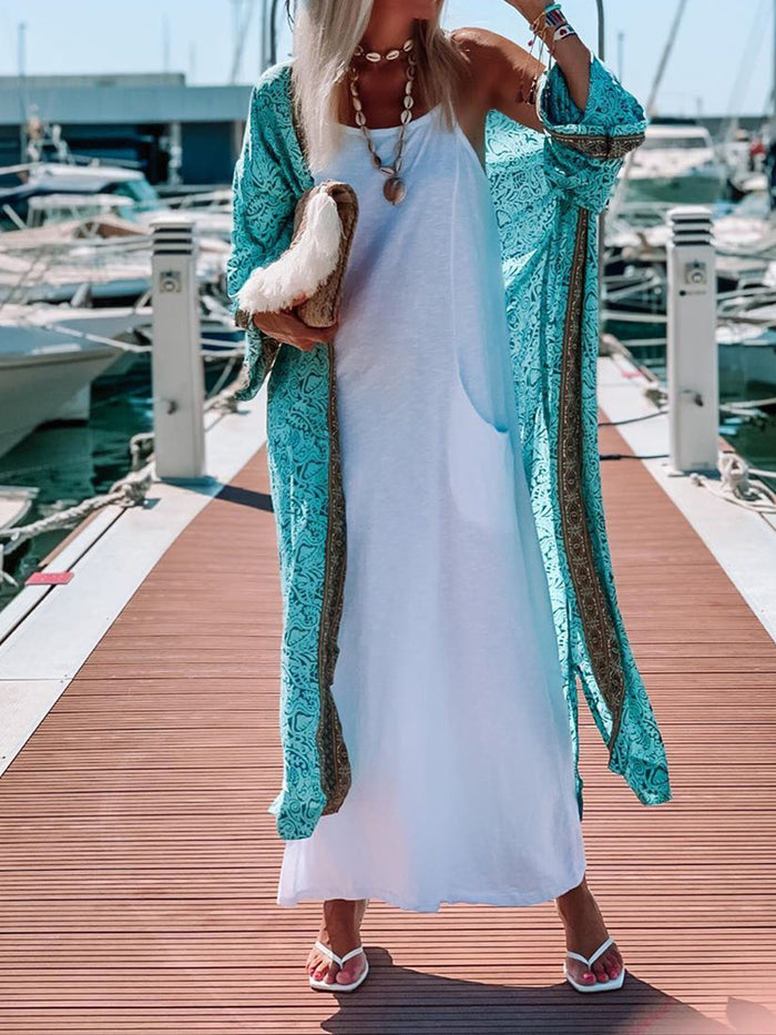 Sleeveless Solid Color Dress