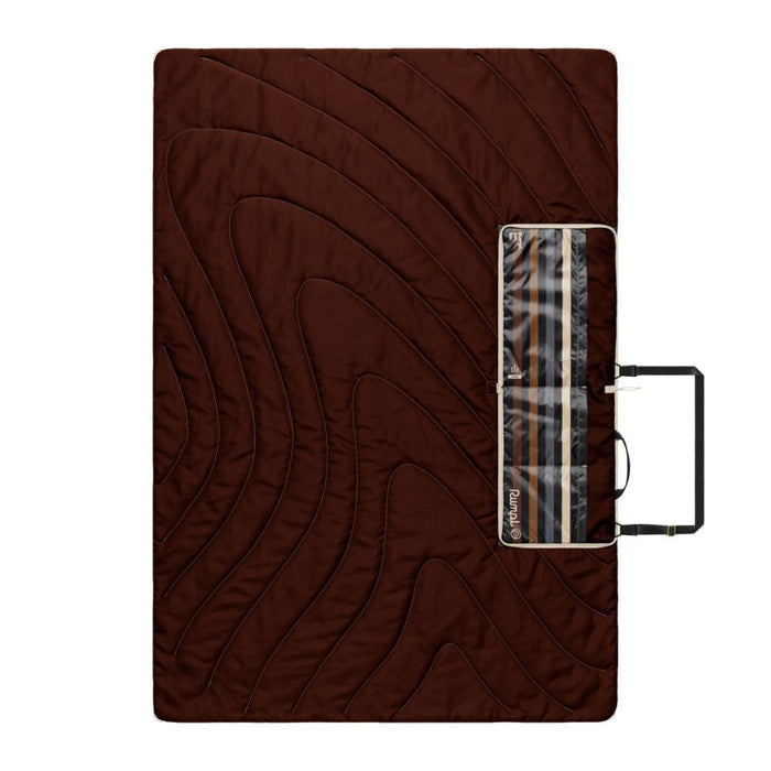 Rumpl Stash Mat - Mocha Mini Stripes Stash Mat - Mocha Mini Stripes | Rumpl Blankets For Everywhere Overland Mat