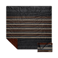 Rumpl Stash Mat XL - Mocha Mini Stripes Stash Mat XL - Mocha Mini Stripes | Rumpl Blankets For Everywhere Overland Mat
