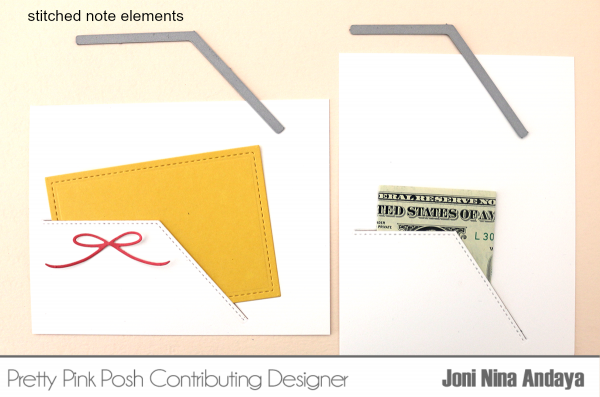 Stitched Notes Dies