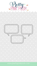 Stitched Speech Bubbles Dies