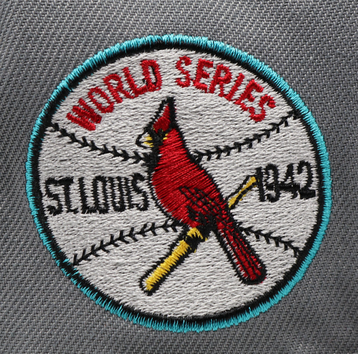 ST.LOUIS CARDINALS (1942 WORLDSERIES) NEW ERA 59FIFTY FITTED (RED UNDER VISOR)