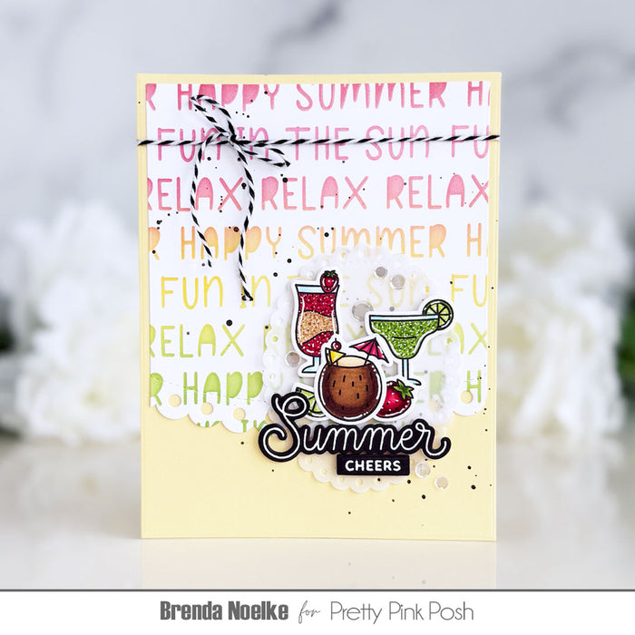 Summer Drinks Stamp Set
