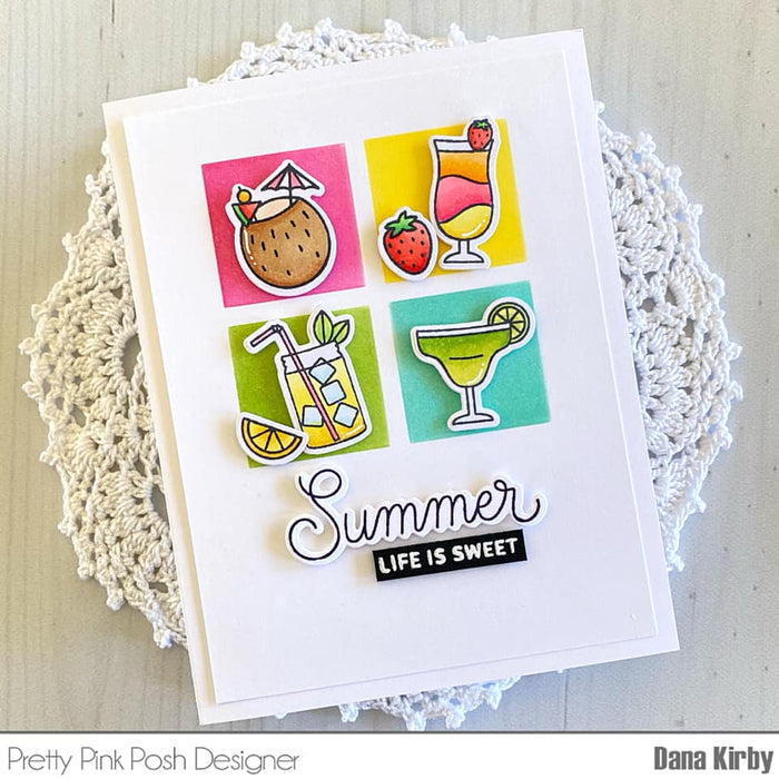 Summer Drinks Stamp Set