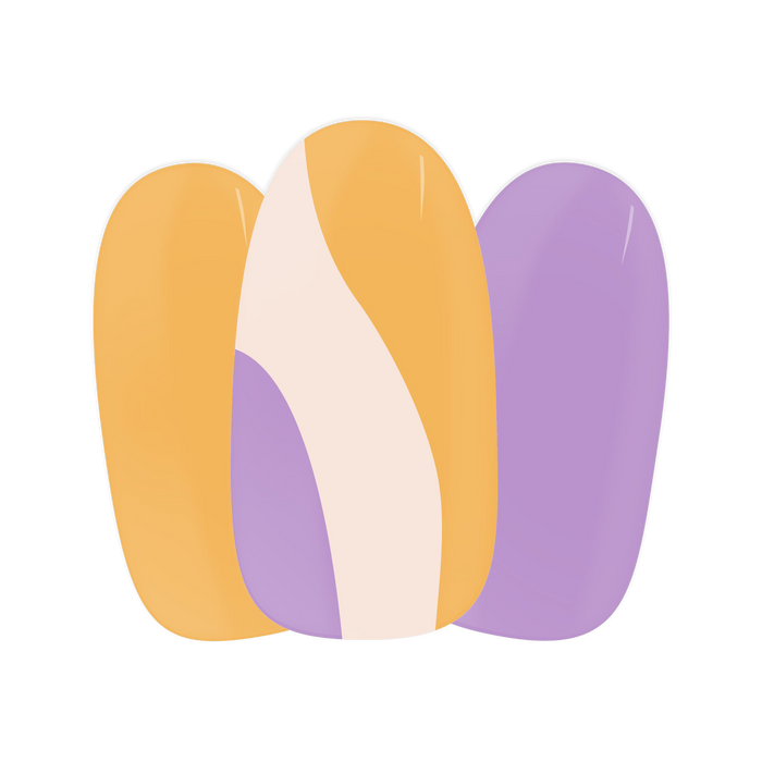 Summer swirl maniac nails gelstickers
