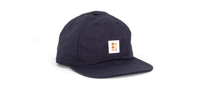 sunski sun up sun down hat navy three quarter angle