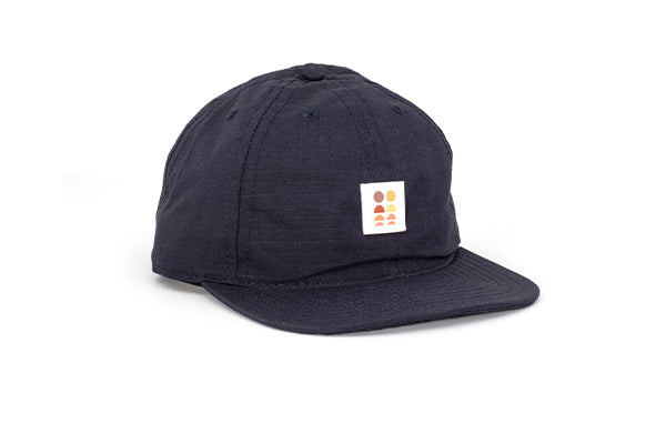 PROD_HAT_SS_NAV sunski sun up sun down hat navy three quarter angle