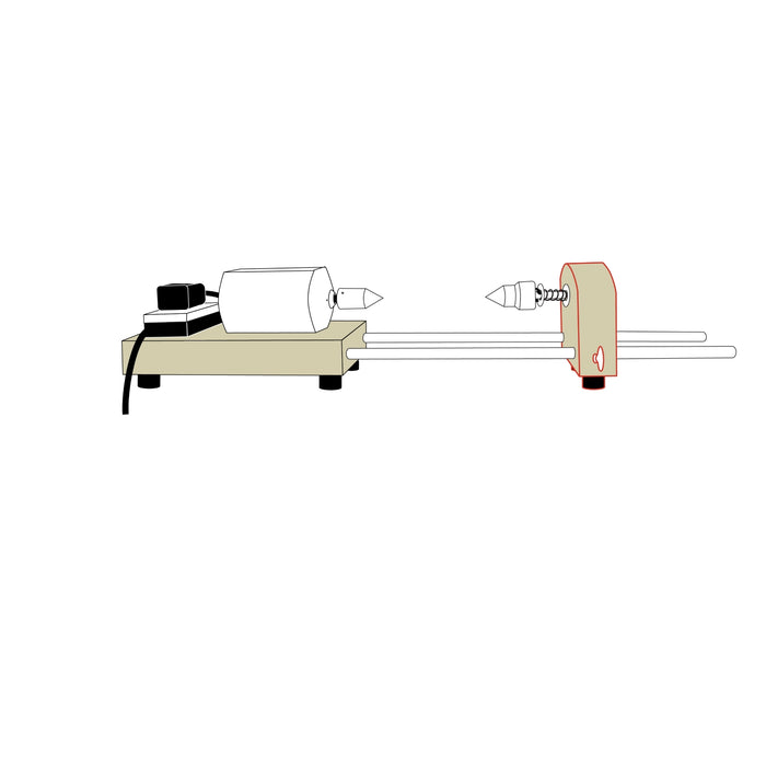 Tail Spindle for Electric Bobbin Winder