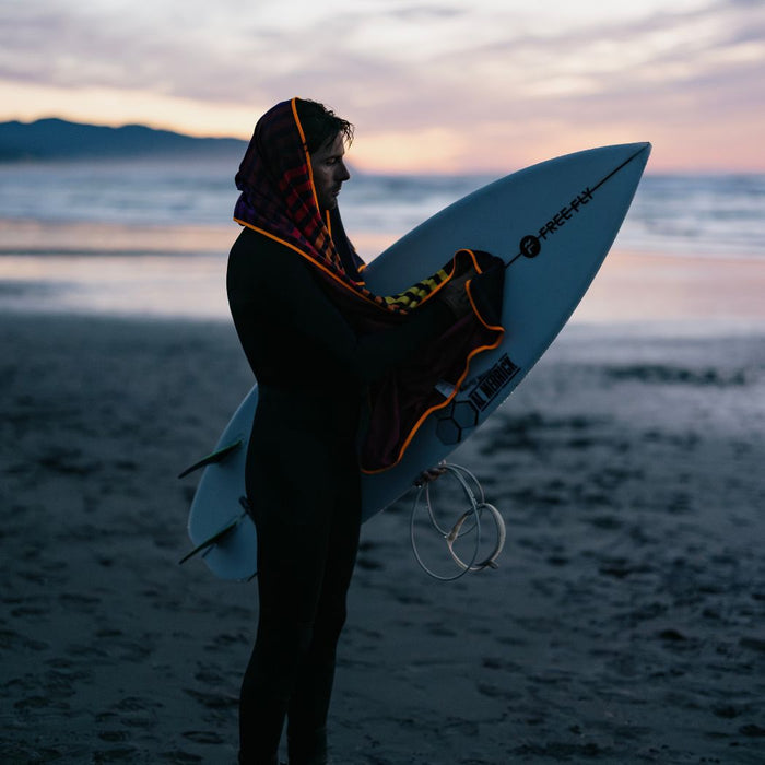 Rumpl Tech Towel - Sunset Mini Stripes Tech Towel - Sunset Mini Stripes | Rumpl Blankets For Everywhere Tech Towel